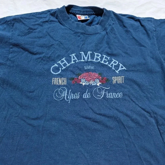 Vintage French Spirit Chambery Alpes de France Woman's T Shirt  S 100% Cotton - Picture 3 of 5
